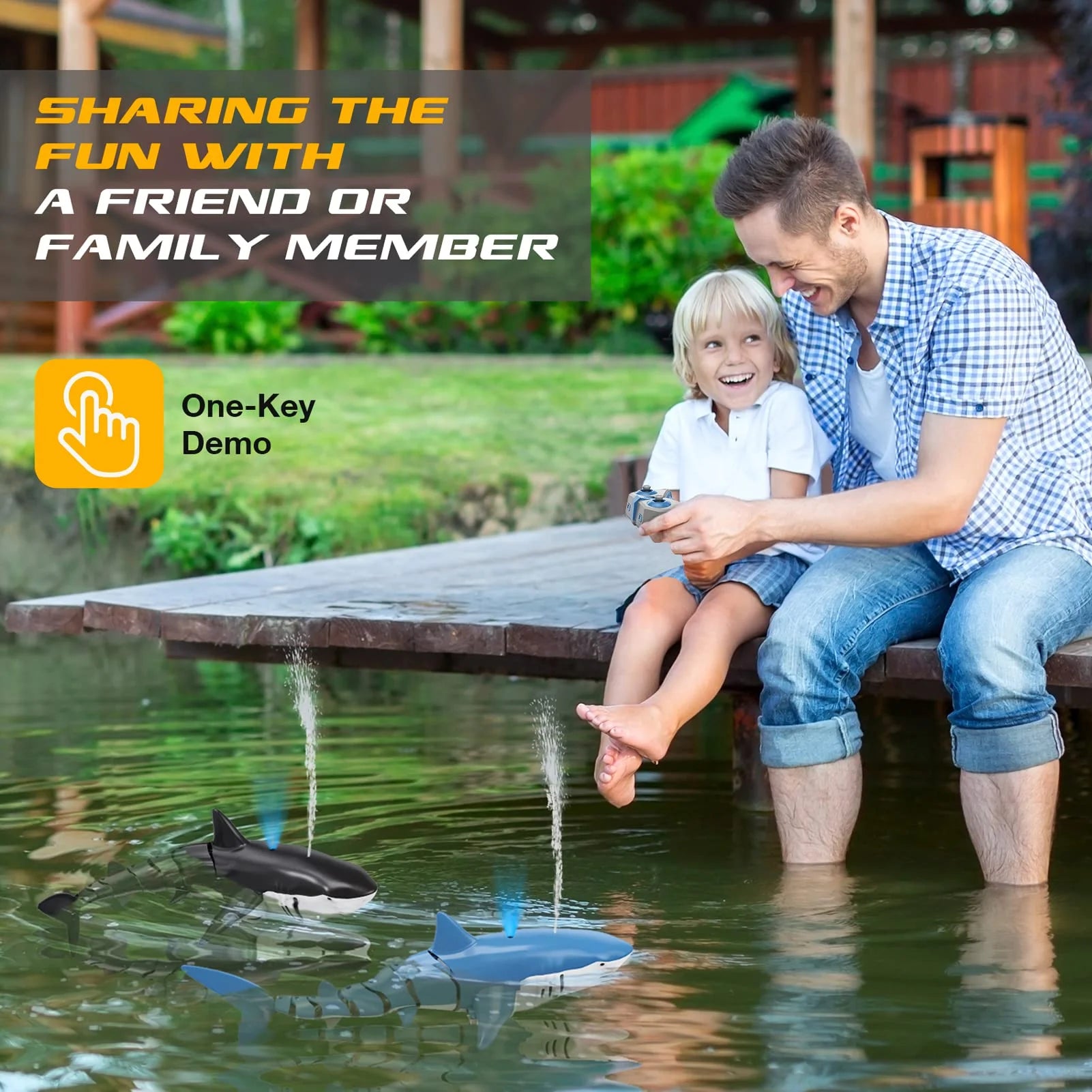 Smart Rc Shark Whale Spray Water Toy Remote Controlled Boat Ship Submarine Robots Fish Electric Toys for Kids Boys Baby Children