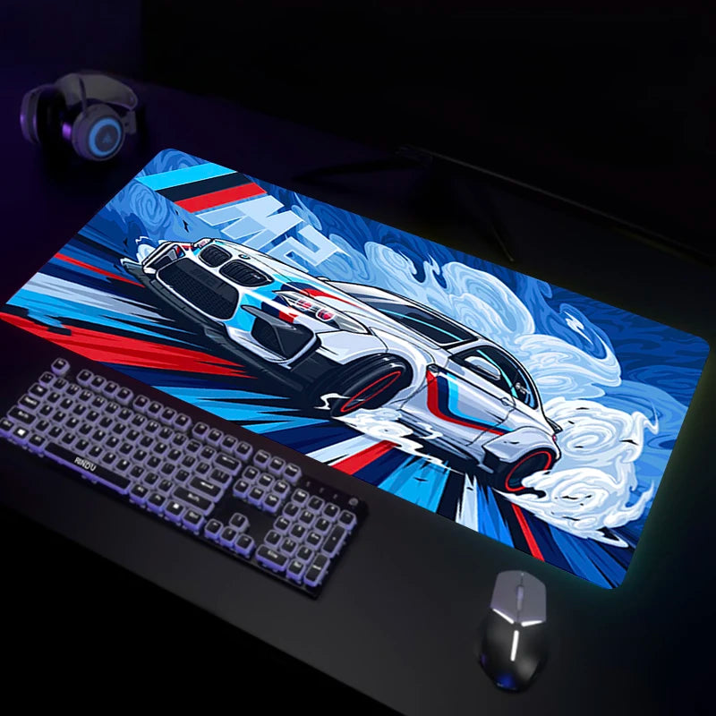 Mouse Pad Super Coupe Illustratio Non-Slip Keyboard Mat Sports Car Custom Computer Deskmats Gamer Cabinet Carpet Rubber Mousepad